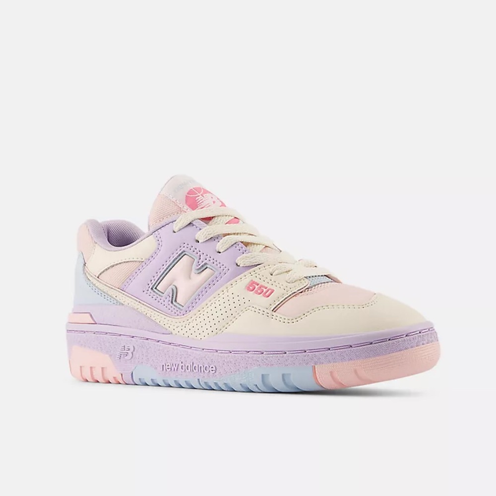 NEW BALANCE 550 Lace Shell Pink With Permafrost Size 6.5 NEW - Picture 12 of 13